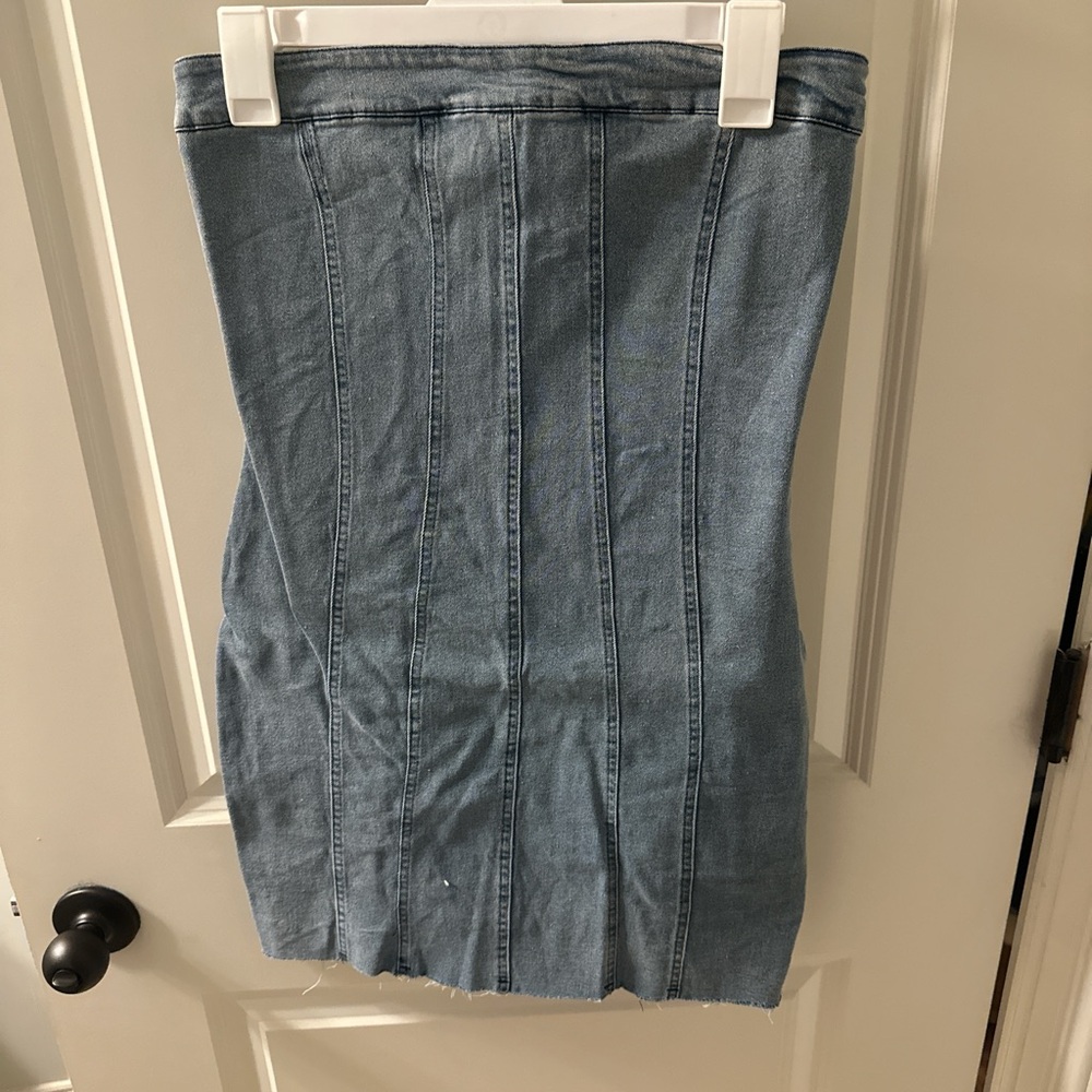 Amazon Blue Denim Dress